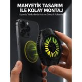 Shopwave Soğutma Teknolojili Rgb Işıklı Telefon Soğutucu