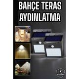Shopwave Solar Lamba Giriş, Bahçe Yol Avlu Hareket Sensörlü LED Parlak Gece Su Geçirmez - Çok Renkli