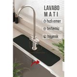 Shopwave Su Emici Lavabo Matı Hızlı Emen Musluk Matı