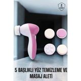 Shopwave Taşınabilir Yüz Temizleme Cihazı Masaj, Peeling, Temizlik 5 Başlıklı