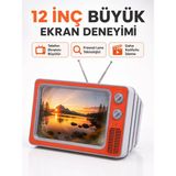 Shopwave Telefon Ekran Büyütücü 3D Hd Lens Retro Tv Görünümlü Katlanabilir Mobil Ekran - Çok Renkli - 100 - Düz