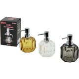 Shopwave Tombul Yuvarlak - Prizma Şeffaf - Renkli Akrilik - Mika Kristal Sıvı Sabunluk 180ML (5047) - Çok Renkli