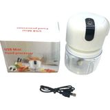 Shopwave USB Mini Food Processor USB Şarjlı Mini 3 Bıçak Blender Rondo Doğrayıcı 250ML - 45W (5047) - Çok Renkli