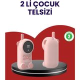 Shopwave Uzun Menzilli Bebek Telsizi – Vox Modlu, Renkli LCD Ekranlı