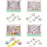 Shopwave Vitrin Dolusu CH1501 Porselen Çay Takimi 13 Parça -Sun - 0-Kahverengi - 0,60 x 19 x 29 cm