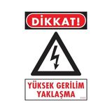 Shopwave Yüksek Gerilim Uyarı Levhası 25X35 KOD:1111