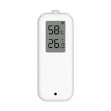 Shopwave Zigbee Mini LCD Ekranlı Sıcaklık Nem Sensörü (Tuya - Smartlife, ZIGBEE2MQTT Uyumlu) IP65 - 000-Siyah