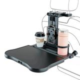 Shopytech Evrensel Araç Koltuğu Masası 360° Döner Tepsi Tablet Laptop Standı Ve Bardaklık