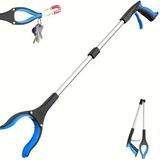 Shopytech Katlanabilir 32 İnç Eşya Kavrama Aparatı 360° Döner Başlıklı Manyetik Uçlu Çöp Toplama Ve Uzanma Tutacağı