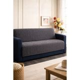 Shopyteks Bubble Tavşan Tüyü Koltuk Örtüsü 170X210 – Peluş Kaymaz Koltuk Şalı – 3’lü Kanepe Örtüsü Krem - 170 x 210 cm - Antrasit