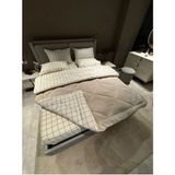 Shopyteks Çift Kişilik Krem Kare Welsoft Uyku Seti Çift Taraflı 195 x 215 - Bej