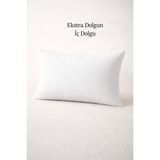 Shopyteks Dikdörtgen Kırlent Iç Yastığı 35X55 cm %100 Silikon Dolgulu 400GR Ekstra Dolgun Iç Dolgu - 35 x 55 cm - Beyaz