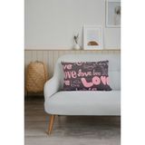 Shopyteks Pamuklu 2 Adet Fermuarlı 50 x 70 Yastık Kılıfı - Pembe