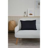 Shopyteks Pamuklu 2 Adet Fermuarlı 50 x 70 Yastık Kılıfı - Siyah
