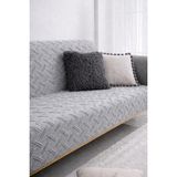 Shopyteks Şönil Koltuk Örtüsü 170X210 Modern Desenli Evcil Hayvan Dostu Kanepe & Çekyat Örtüsü - Gri - 170 x 210 cm