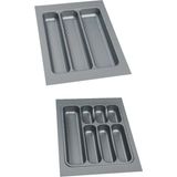 ShopyTime 37/49 cm 2'li Takım Cekmece Içi Kasıklık ve Kepçelik 30/40 cm Kadar Kesılebılır