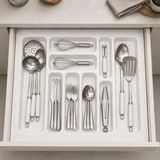 ShopyTime 55/49 Cm Cekmece Içi Luks Beyaz Kaşıklık 50/40 Cm Kadar Kesılebılır Kesım