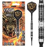 Shot! Dart Viking Kurt Yumuşak Uçlu Dart Seti -%90 Volfram Varil, Profesyonel - Yeni Zelanda'da Üretilmiştir - Kadınlar ve Erkekler için tasarlanmış dart uçuşları - Yetişkinler için plastik uçlu