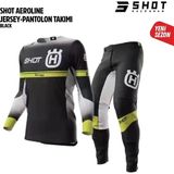 Shot Siyah Sarı Jersey Pantolon Takımı - XL