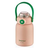 Shotay 500 ml Pembe Çocuk Çelik Termos