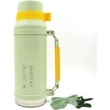 Shotay Camper Large Çelik Termos Matara 2000 ml (ST-8217) - Su Yeşili
