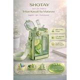 Shotay Çift Gözlü Bpa Free Tritan 700 ml Pastel Yeşil Plastik Matara - SHT-ST-7100