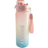 Shotay Cool Sport 950 ml Pembe- Mavi Matara ST-7217