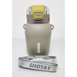 Shotay Dome St-8081 800Ml Celik Pipetli-Pipetsiz Kullanim Termos Matara Gri