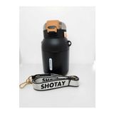 Shotay Dome St-8081 800Ml Celik Pipetli-Pipetsiz Kullanim Termos Matara Siyah