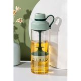 SHOTAY Infuser Trıtan Unisex Matara 680 Ml. Sht-St-6637-3,Yeşil Tek Ebat