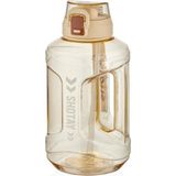 Shotay Medium Barrel Su Matarası Tritan Geniş Krem 1600Ml