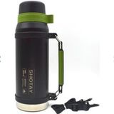Shotay SHT-ST-8216-1 1500 ml Siyah Camper Matara Çelik Termos