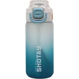 Shotay Soft Gradient Su Matarası Pc Mavi 600ml - Mavi - Beyaz