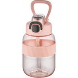 Shotay ST-7512 700ML Pembe Pipetli Tritan Matara