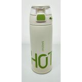 Shotay ST 8137 530 ml Şeffaf Kapak Termos Matara Beyaz