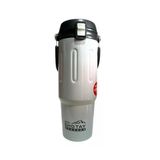 Shotay St-8168 Çift Kullanım Pipetli/Rahat İçim Gri 900Ml Çelik Termos