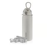 Shotay ST-8228 750 ml Gri Pipetli Şeffaf Kapaklı Çelik Termos