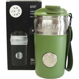 Shotay ST-8912 420ML Yeşil Çelik Termos - Çok Renkli