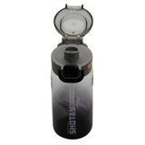 Shotay Su Matarası Straw Gradient Polikarbon Siyah 600Ml