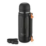 Shotay Take Trip 1200 ML Siyah Çelik Termos