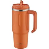 Shotay Travel Çelik Termos Mug 900ML Turuncu - 900 ml
