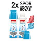 SHOW Deri Ve Kumaş Beyaz Spor Ayakkabı Boyası. 2 Li 75 Gr.