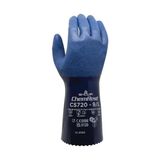Showa CS720 Nitril Kimyasal Dayanıklı Koruyucu Eldiven, Polyester/naylon Astar ve Kaba Doku, 30,48 cm Uzun - Option-1