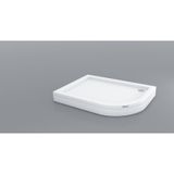 Shower 100X130 Oval Asimetrik Duş Teknesi (Panelli)