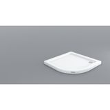 Shower 130x130 cm Oval Flat Duş Teknesi