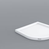 Shower 75x75 cm Oval Flat Duş Teknesi
