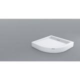 Shower 80 cm x 80 cm Drop Oval Panelli Duş Teknesi