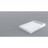 Shower 80x80 Drop Kare Monoblok Duş Teknesi H:12,5 Cm