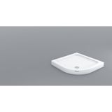 Shower 80x80 Frey Oval Slimblok Duş Teknesi H:10 Cm
