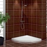 Shower 95x95 cm Oval Flat Duş Teknesi